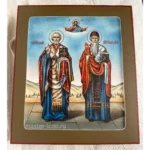 Икона святителей Николая Чудотворца и Спиридона Тримифунтского