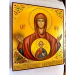 Писанная икона Знамение Богородицы